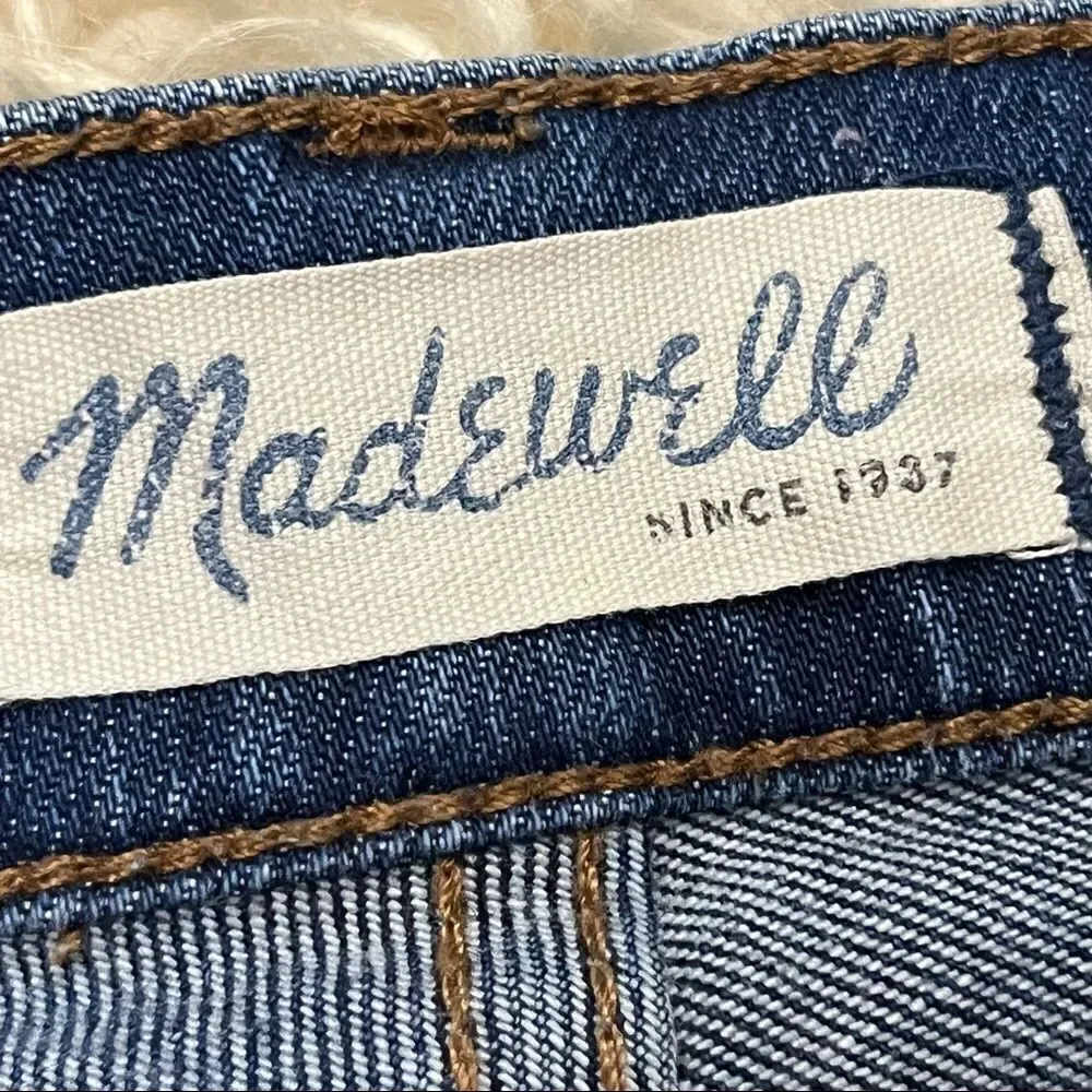 Madewell High Riser Ankle Skinny Jeans Medium Wash 29